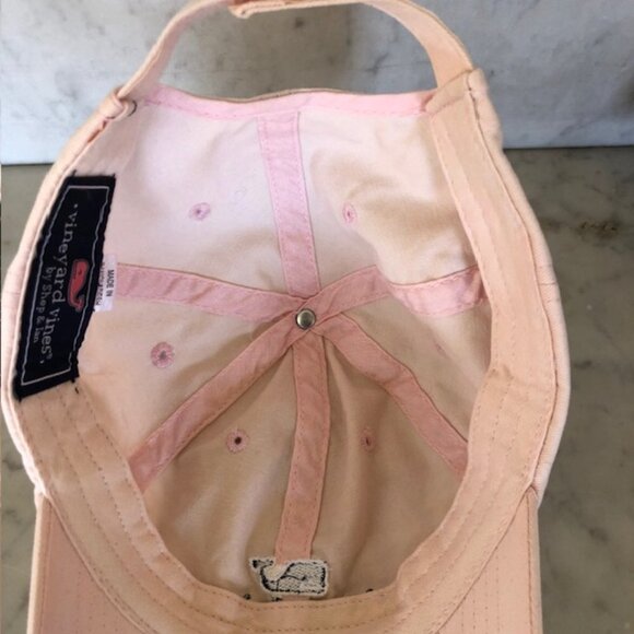 VINEYARD VINES Classic Logo Baseball Cap Pink - Picture 11 of 16